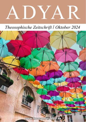 ADYAR - Theosophische Zeitschift | Oktober 2024